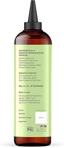 Miniatura 181 de Botanic Hearth Aceite de cafeína y batana para el crecimiento del cabello (6.7 onzas líquidas), tratamiento nutritivo y fortalecedor del cabello