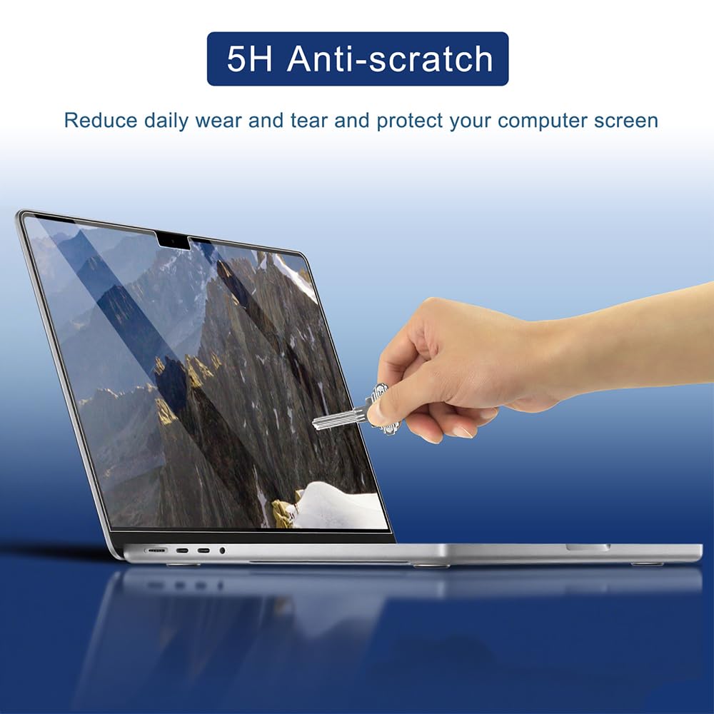 Lot De 2 Films Protecteurs D'Écran MacBook Air 13,6" 2025 M4 A3240 - Transparent Anti-Rayures Dureté 5H