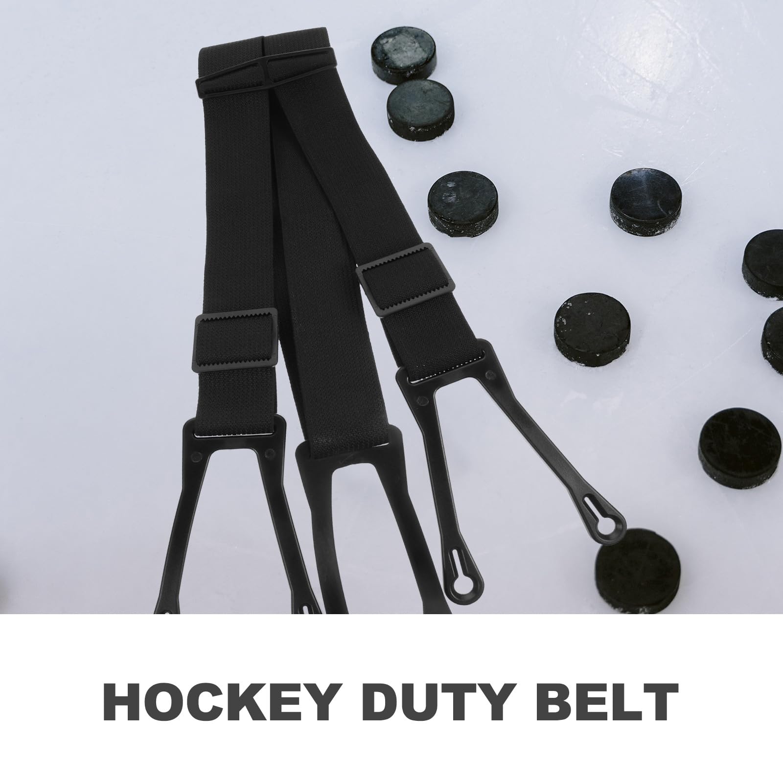 Tirantes de Poliéster de Hockey para y Antideslizantes Pantalones Cómodo Material Goma, Diseño Duradero sobre Hielo para Entrenamiento y Uso Deportivo