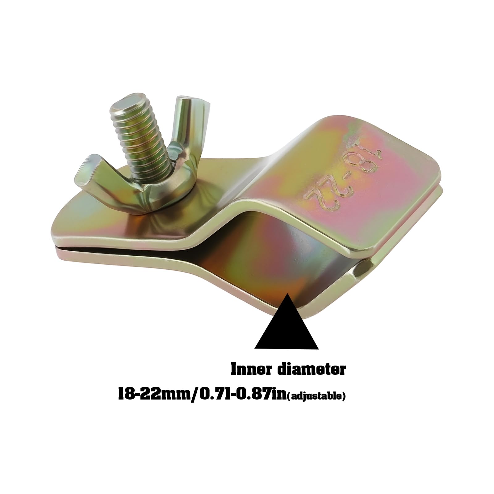 SG Store 10pcs 18-22mm Tent Clamps with Wing Nut for Tent Poles and Awning - Image 4