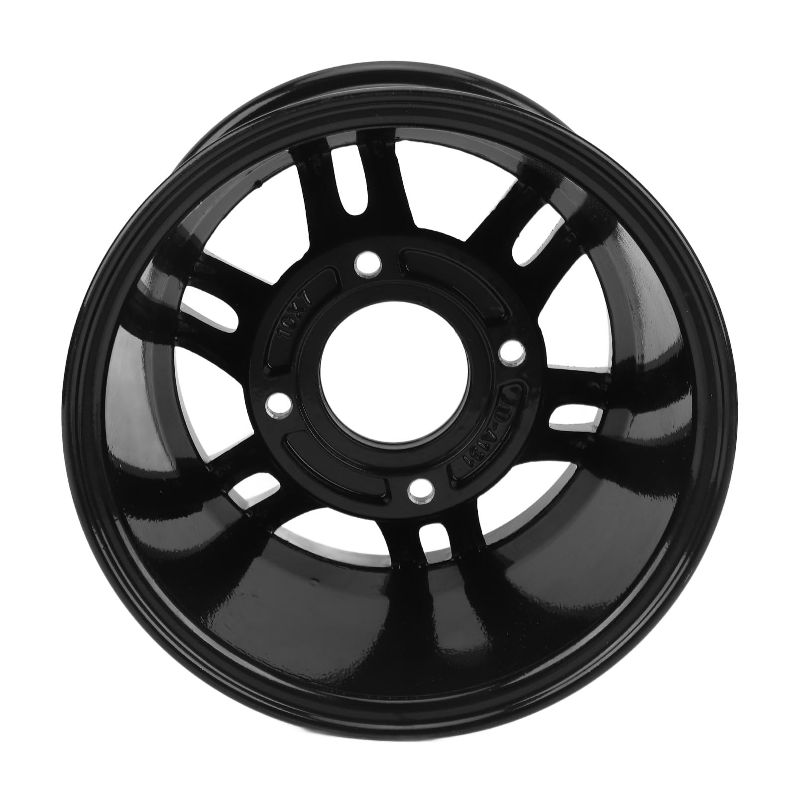 10-calowa Felga ATV, Uniwersalna Felga ze Stopu Aluminium o Wysokiej Wytrzymałości i Niezawodności, do Wózków Gokartowych i Pojazdów Terenowych (Tylne koło)