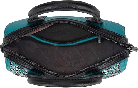 Montana West Top Handle Bags for Women Embroidered Floral Cut-out