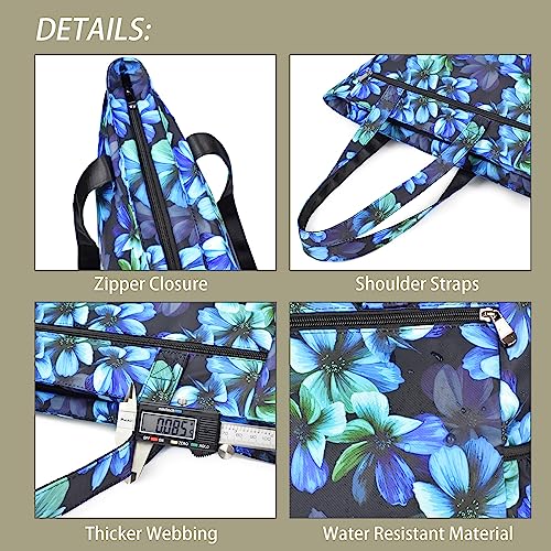 Image of CLOUDMUSIC Shoulder Tote Bag For Nurses Teachers Work Gym Travel Beach Women With Large Capacity Waterproof