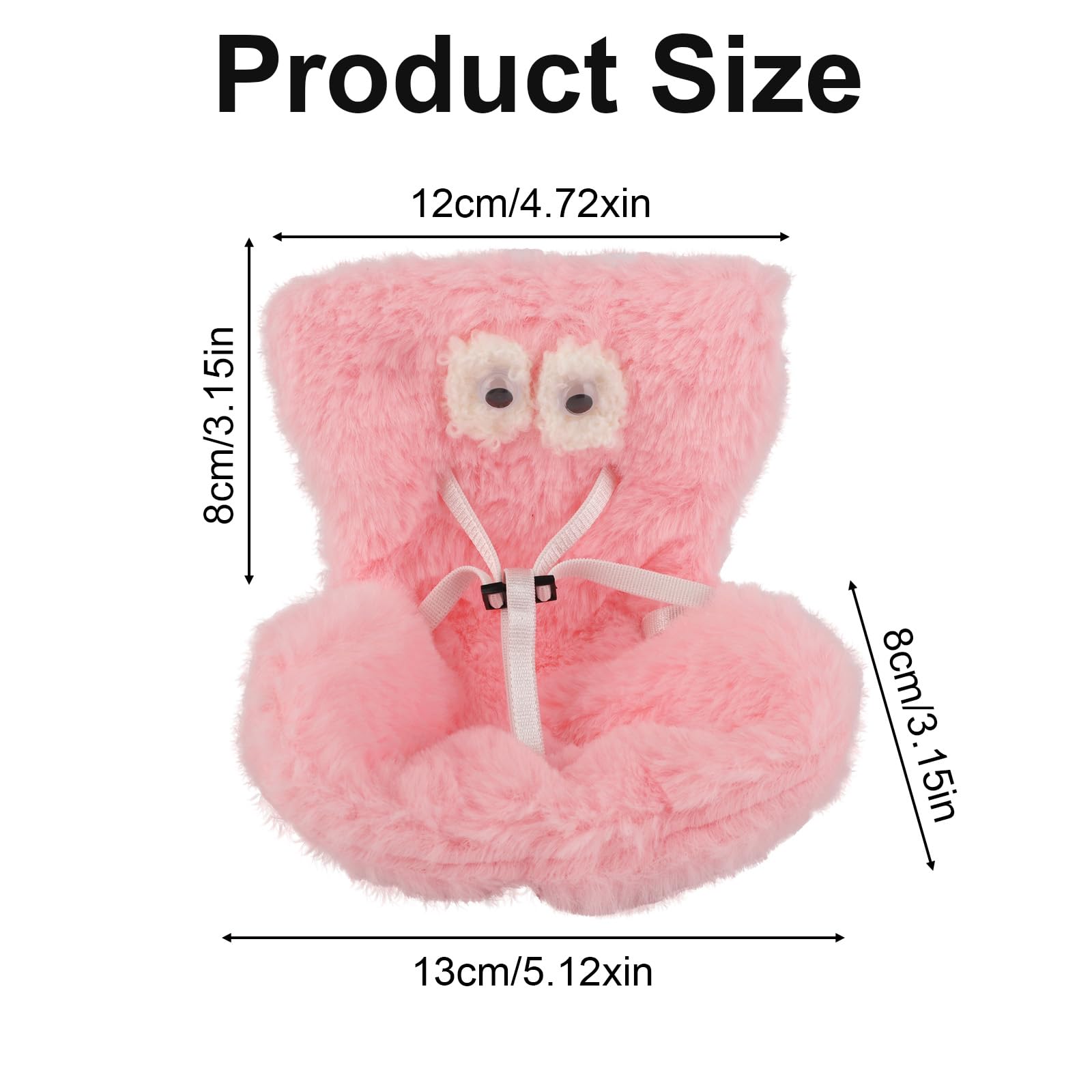 Ezcora Accessoires Pour Poupées De 10 à 17 Cm, Siège Auto Pour Poupée Avec Clip Sur Grille D'aération De Voiture, Comprend Un Pied De Siège Pour Affichage De Bureau (violet