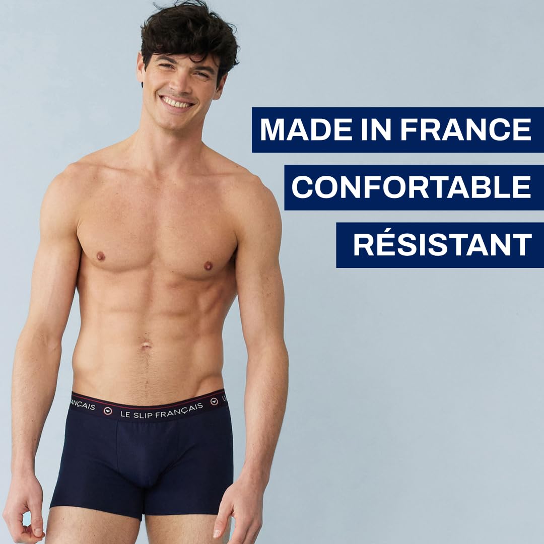 Le Slip Français Lot de 3 Boxers sous-vêtement Homme (Lot de 3)