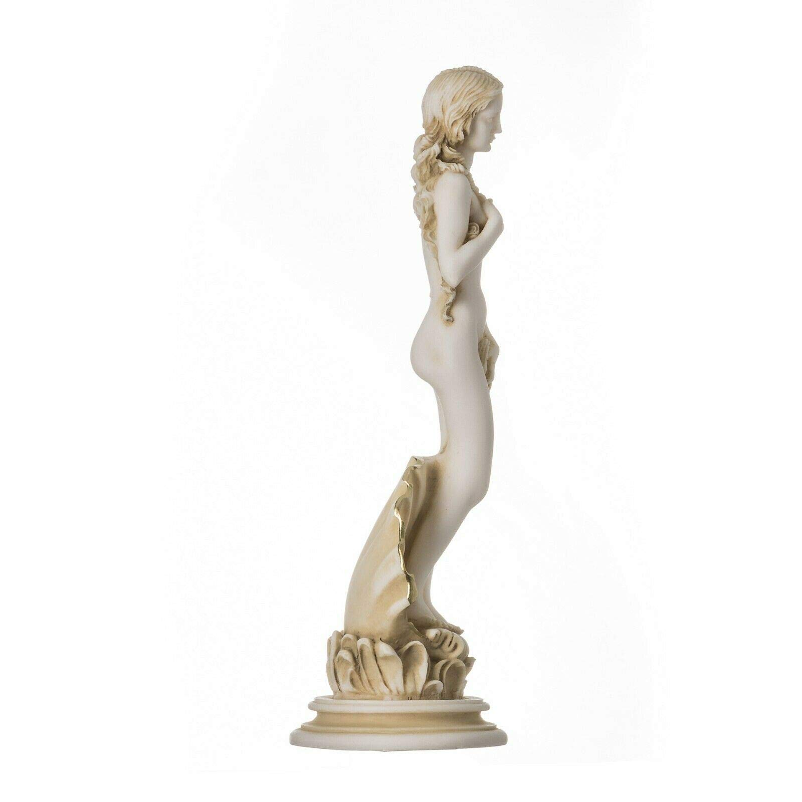 Illustration of a Renaissance marble statue of Aphrodite. She is the