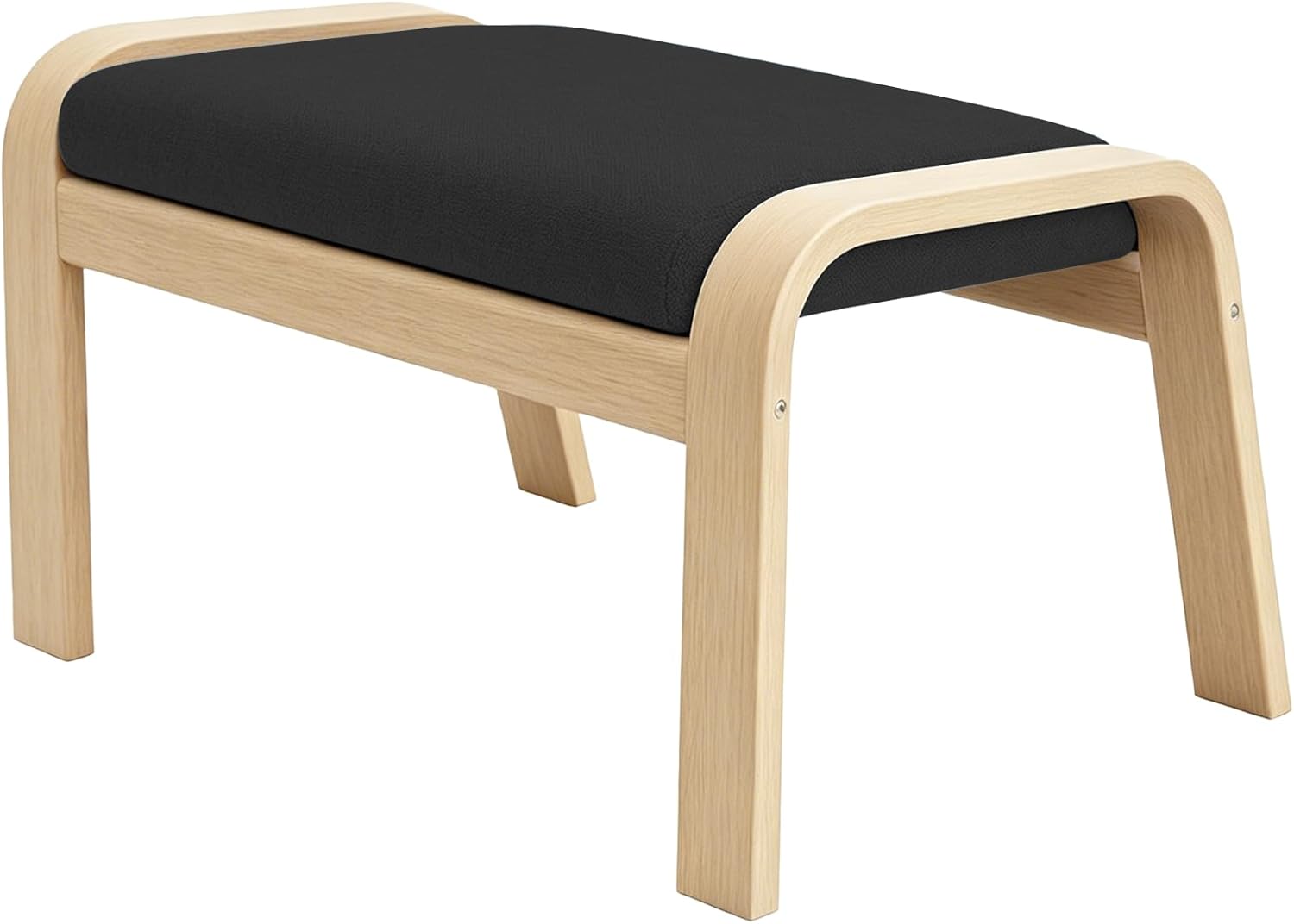 Poang Ottoman Cover Replacement for IKEA Poang Ottoman Slipcover Only, No Cushion, Padding or Chair Frame, Dark Grey