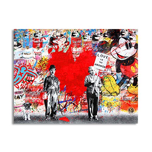 Amazon｜Faicai Art バンクシーグラフィティ ストリートアート