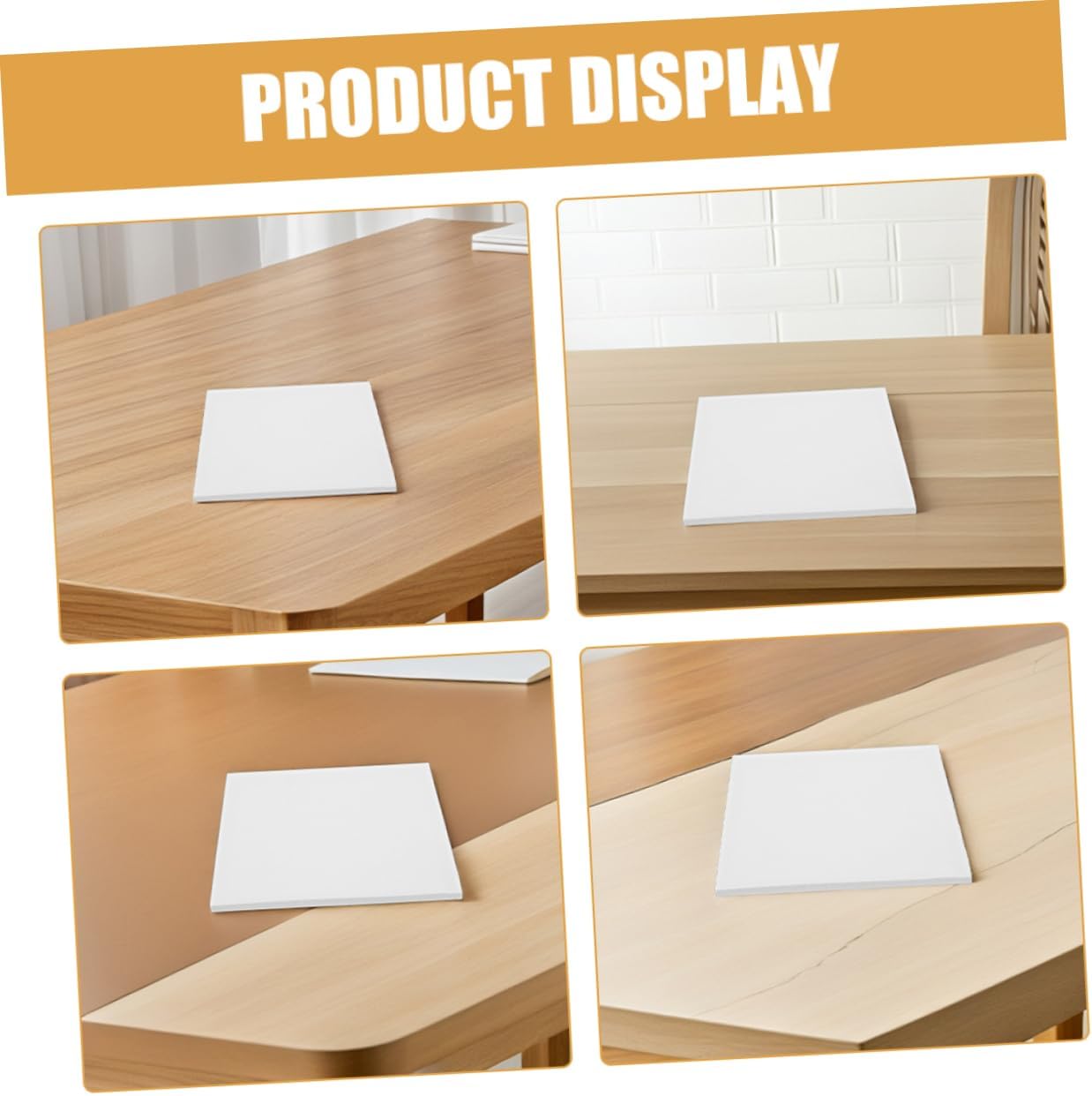 Paintable White Ceramic Tiles Blank Porcelain for DIY Arts and Crafts Compatible with Various Paints and Glazes for Home Decor and Creative Projects