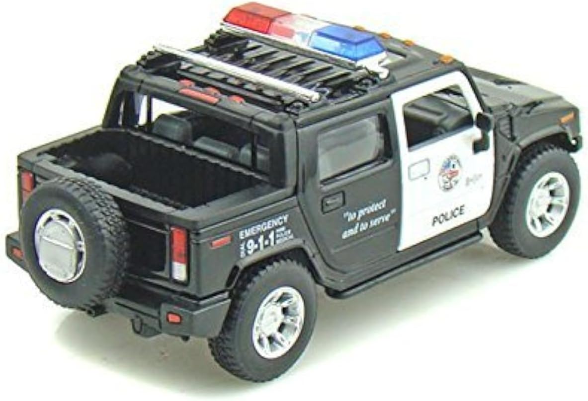 Kinsmart Diecast Cars Hammer H2 SUT Police Toy Cars 1:40