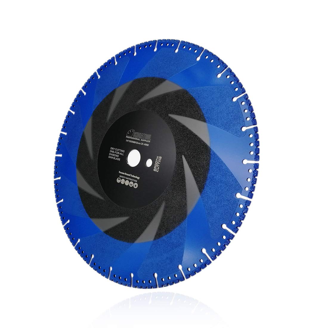 SHDIATOOL Disco de Corte de Diamante 350mm Metal Hoja de Sierra para Todo Uso