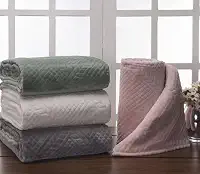 Manta Cobertor Luxo Antialérgica Linha Davos - Solteiro - 320gr/m² (CINZA)