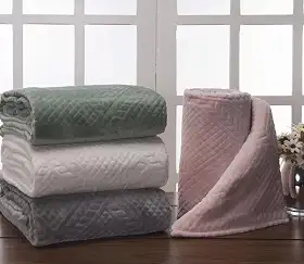 Manta Cobertor Luxo Antialérgica Linha Davos - Solteiro - 320gr/m² (CINZA)