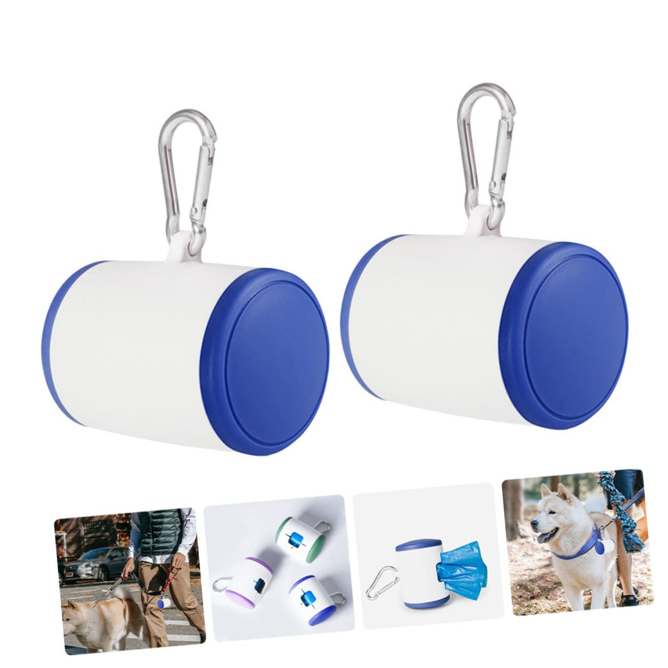 BESPORTBLE 6 STK Snack-Tasche leckerlietasche Treat Bag hundeleckerli Box Halter für Hundekotbeutel Tragetasche für hundekotbeutel Hundetasche Tasche für die Hundeleine Outdoor-Tasche pp Blue
