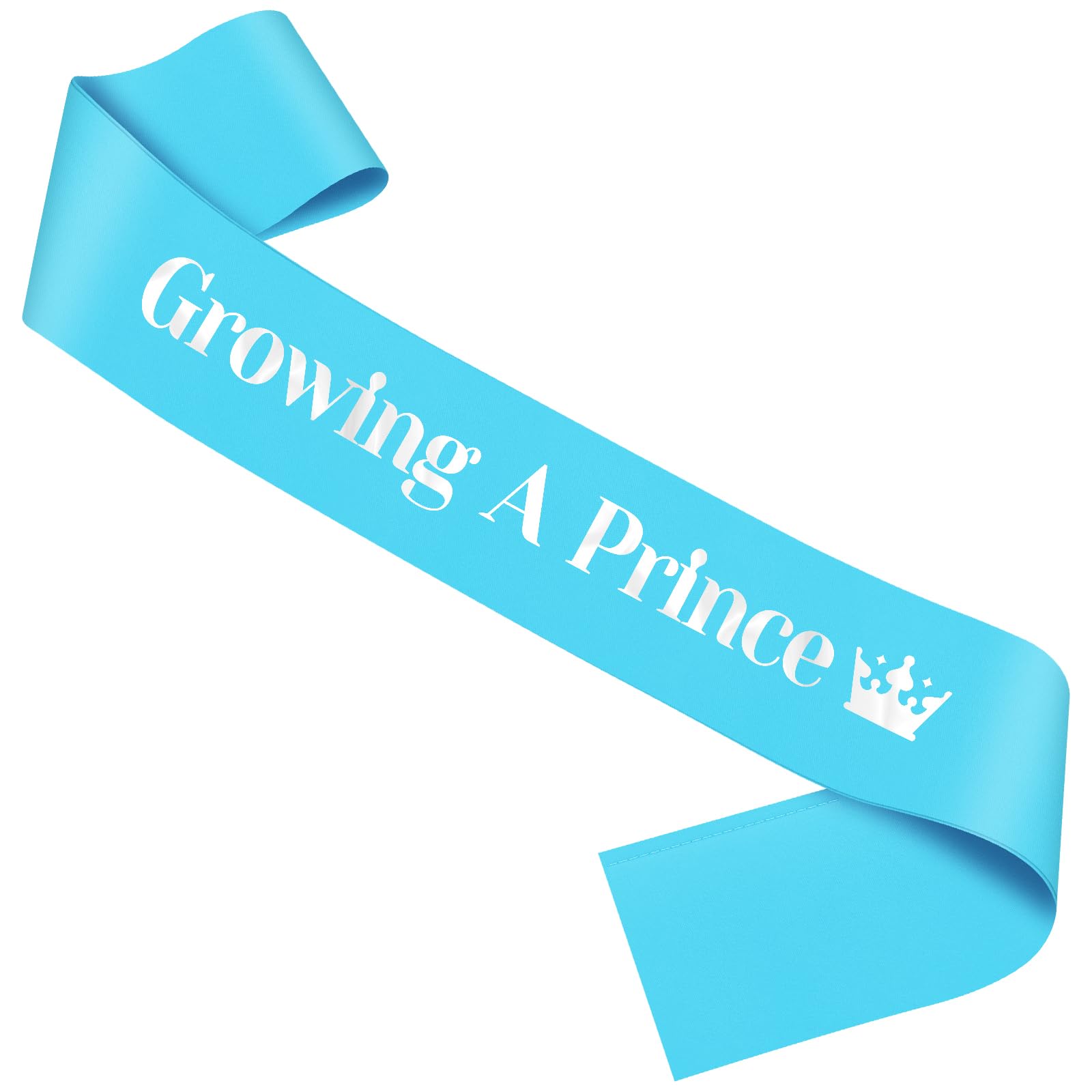 Growing a Prince Sash Baby Shower Decorations Sash Baby Shower Party Gifts Gender Reveals Party Gifts Birthday Sashes for Boys Friends Birthday Parties Decorations Accessories Blue Sashes New Mom Gift