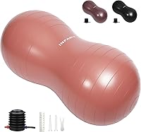 Vista 10 de INPANY Peanut Ball - Exercise Ball for Labor Birthing, Anti-Burst Physical Therapy for Kids, Core Strength, Flexible Seating, Home & Gym Fintness
