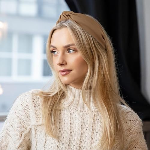 Miniatura 3 de Diademas anudadas para mujer, antideslizantes, a la moda, diademas para el cabello, lindas diademas para el cabello para mujer, aros para el cabello