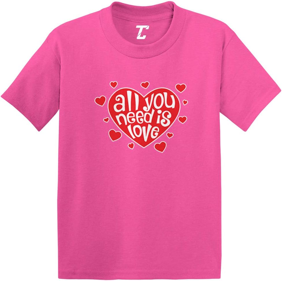 All You Need is Love - Heart Lyrics Infant/Toddler Cotton Jersey T-Shirt