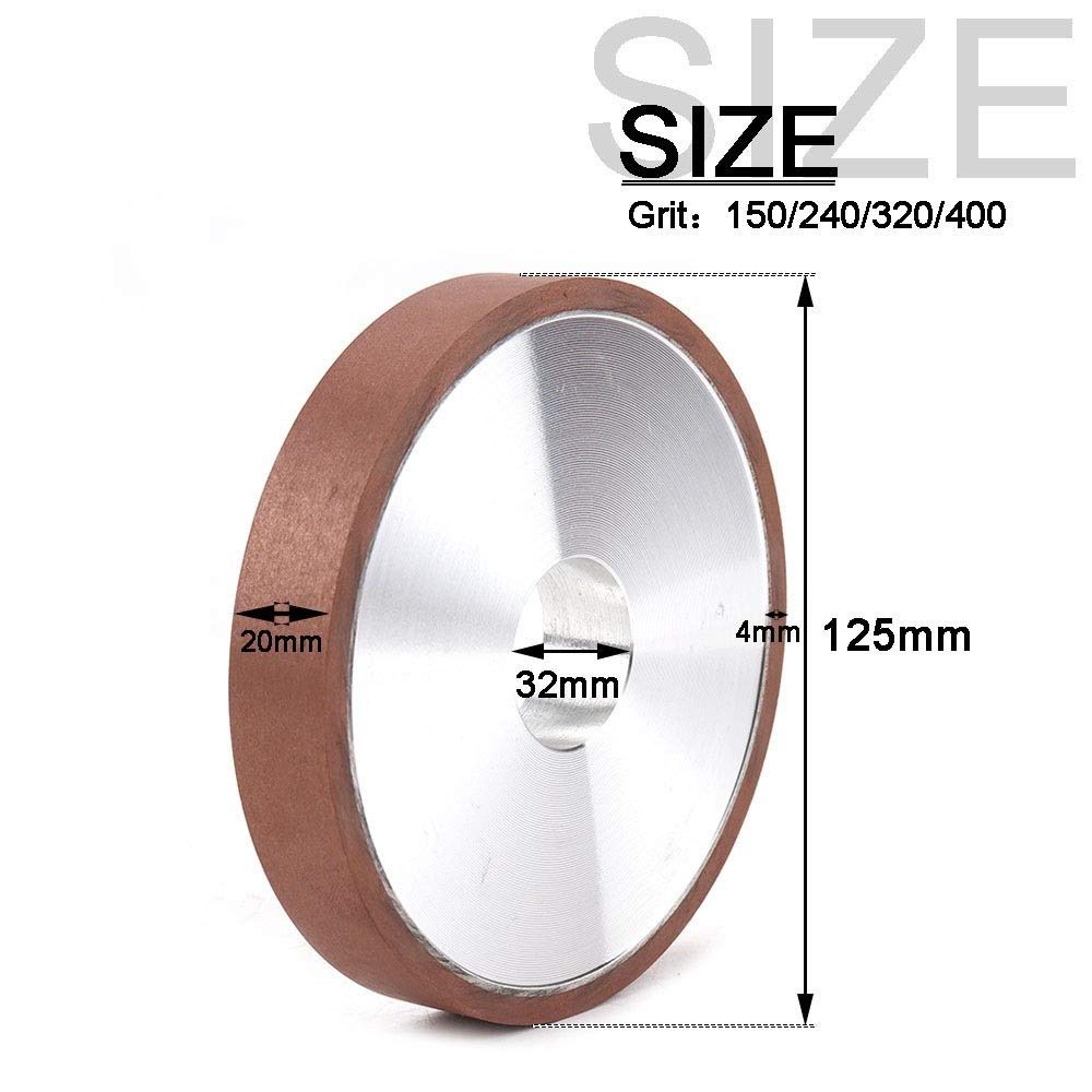 Ściernica, 1 Szt. Ściernica Diamentowa Równoległa Tarcza Szlifierska Do Ostrzenia Młyna Obrotowe Narzędzia Ścierne Z Węglika Wolframu/150/125Mm 20 Thickness