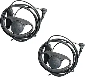 2 Fones De Ouvido P1 Com Microfone Para Rádio Comunicador