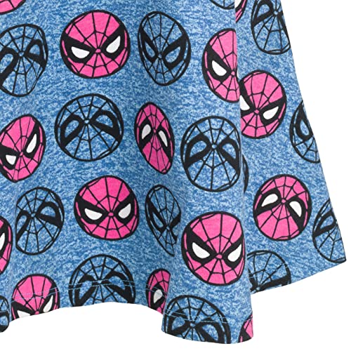 Marvel Spider-Man Spider-Girl Girls French Terry Skater Dress Toddler to Big Kid Sizes (2T - 14-16)4