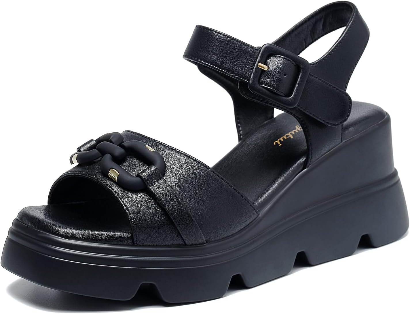 Women's Comfort Slingback Sandals - Padded Peep Toe Design