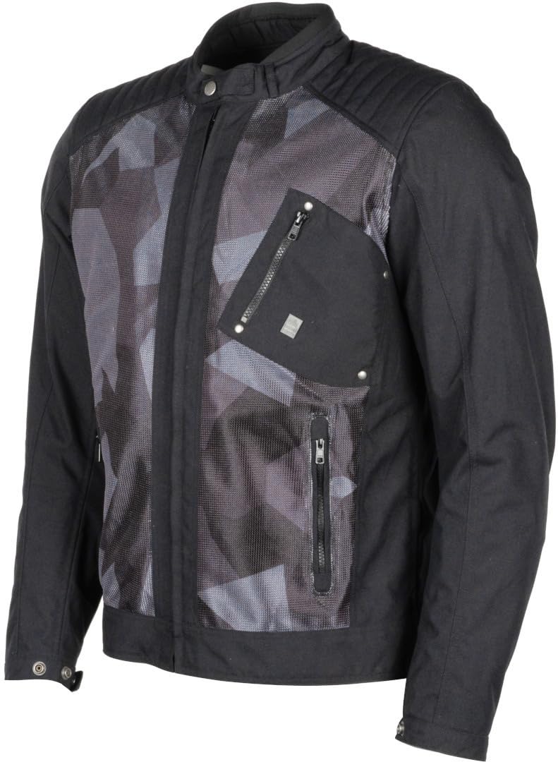 Helstons Colt Air Veste textile de moto, schwarz/camouflage, XL | Ventilation optimisée
