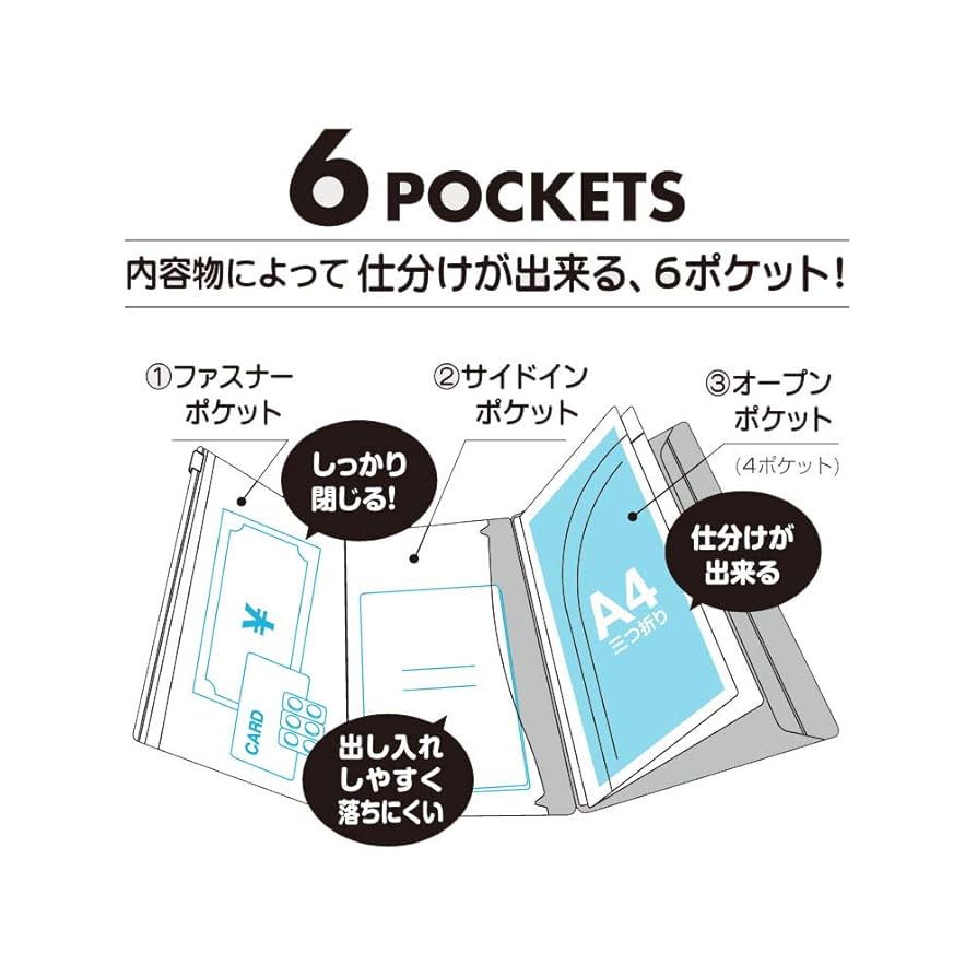 Amazon | セキセイ ケースファイル アクティフV フリップスリム