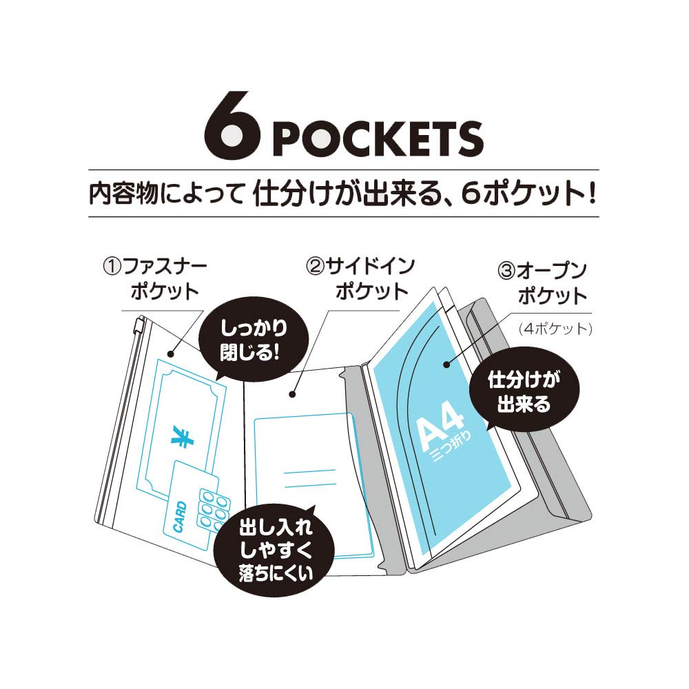 Amazon | セキセイ ケースファイル アクティフV フリップスリム