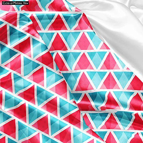 Image of ArtzFolio Satin 25 cms Multicolor Drawstring Gym Bag (AZ5007369SCK FB DS RF R-SP D10-14 SN)