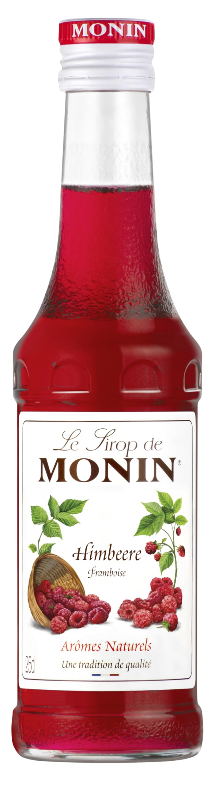 Monin Probierpaket Fruchtige Vielfalt Sirup Set (6 x 250 ml) – Maracuja, Limette, Schwarze Johannisbeere, Erdbeere, Himbeere & Pfirsich – Fruchtsirup für Cocktails, Limonade, Kaffee & Desserts