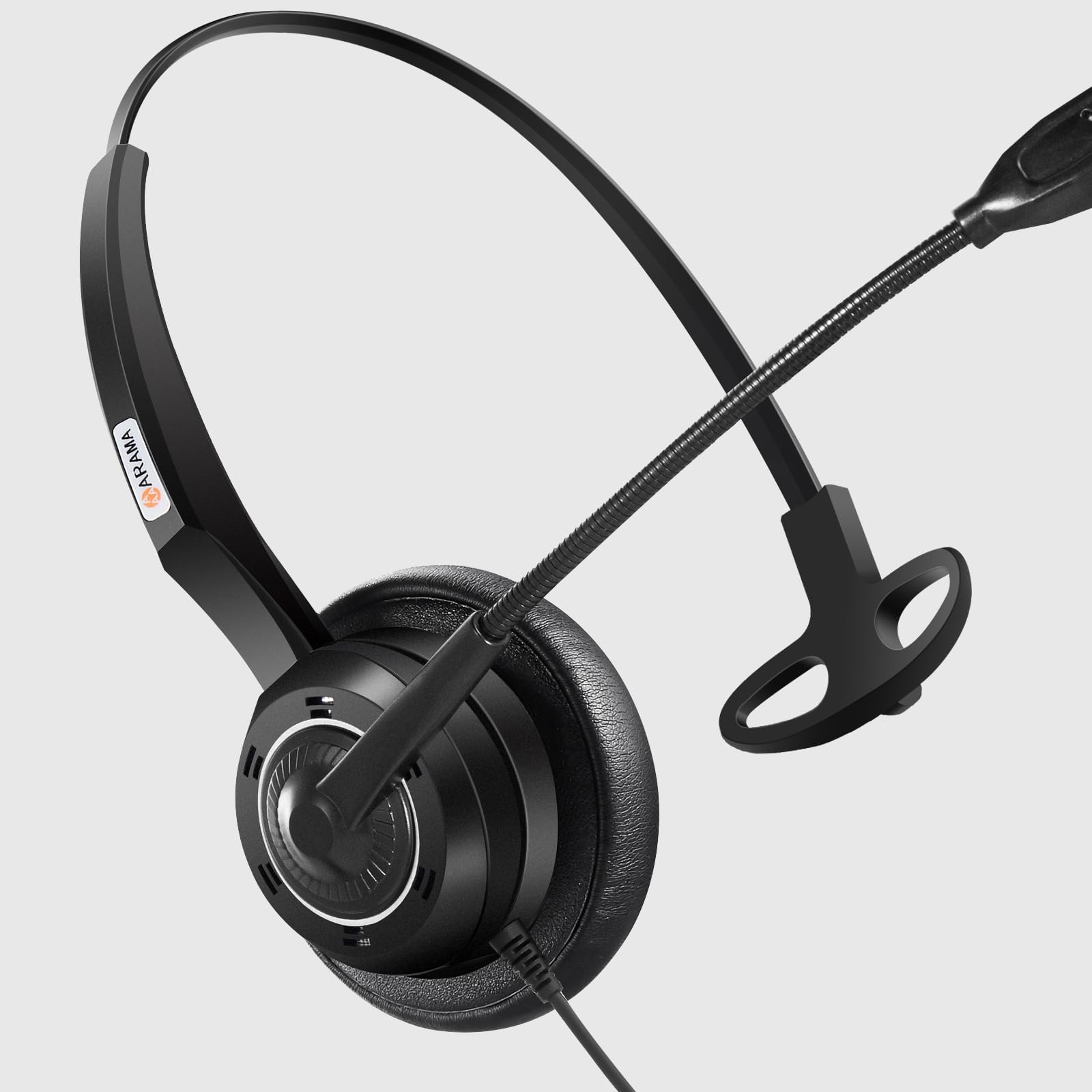 Phone Headset RJ9 with Microphone Noise Cancelling & Mute Switch, Telephone Headset Compatible with Polycom VoIP VVX311 VVX411 VVX310 VVX410 VVX300 VVX400 VVX401 VVX501ShoreTel 230 Landline Phone