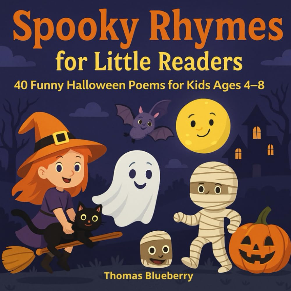 Spooky Rhymes for Little Readers: 40 Funny Halloween Poems for Kids Ages 4–8 (Read, Rhyme & Learn)