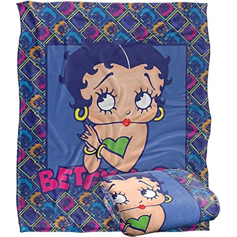 Betty Boop Pop Betty Silky Touch Throw Blanket Cover