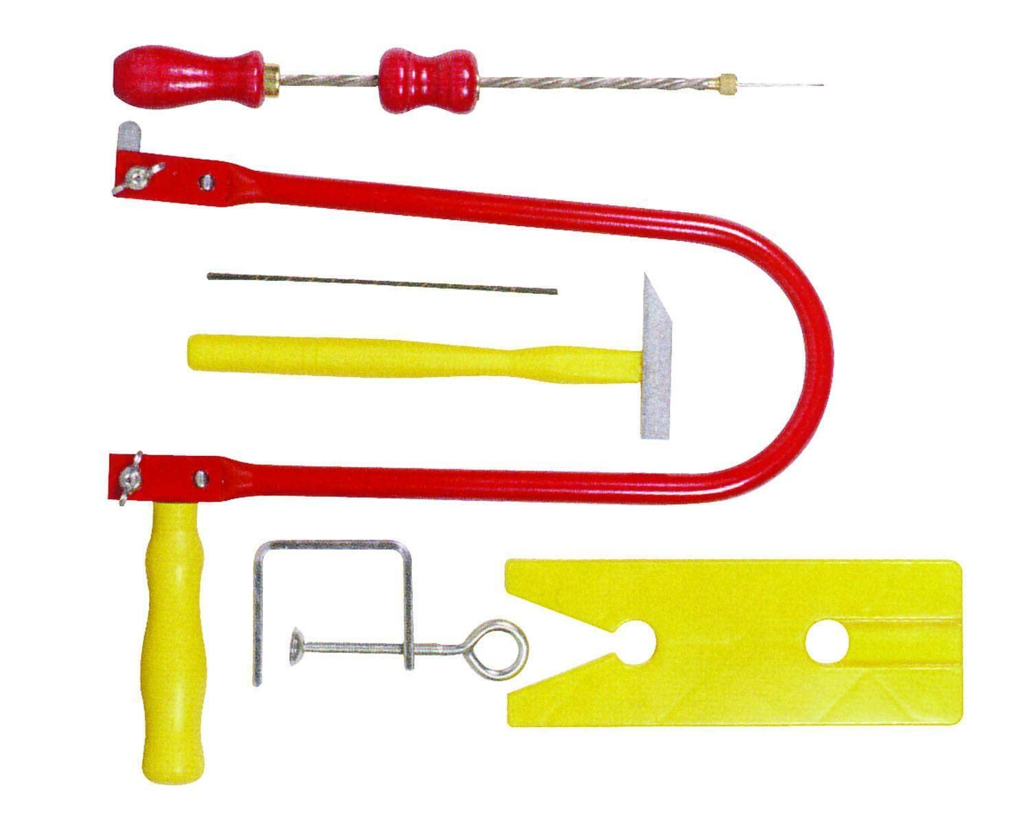 Kit utensili da traforo in blister con 12 lame di ricambio