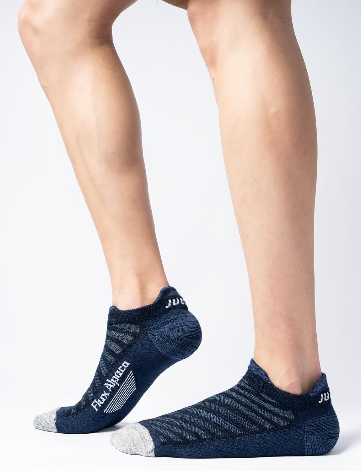 Juclise Summer Alpaca Wool Lightweight No Show Running Socks for Men & Women, Breathable Anti Blister Moisture Wicking