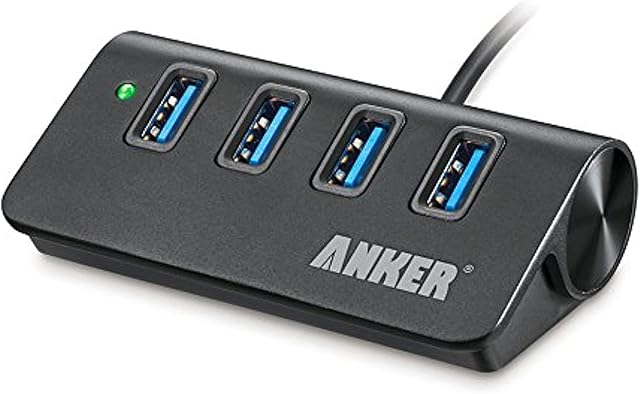 Anker USB 3.0 AK-A7507011 (3.1 Gen 1) Type 5000 Mbit/s Black Knot USB 3.0 Hub (3.1 Gen 1) Type USB 3.0 (3.1 Gen 1) Black, Aluminium, Windows 10 Education, Windows 10 Enterprise 10 Enterprise x64, Wi-Fi)