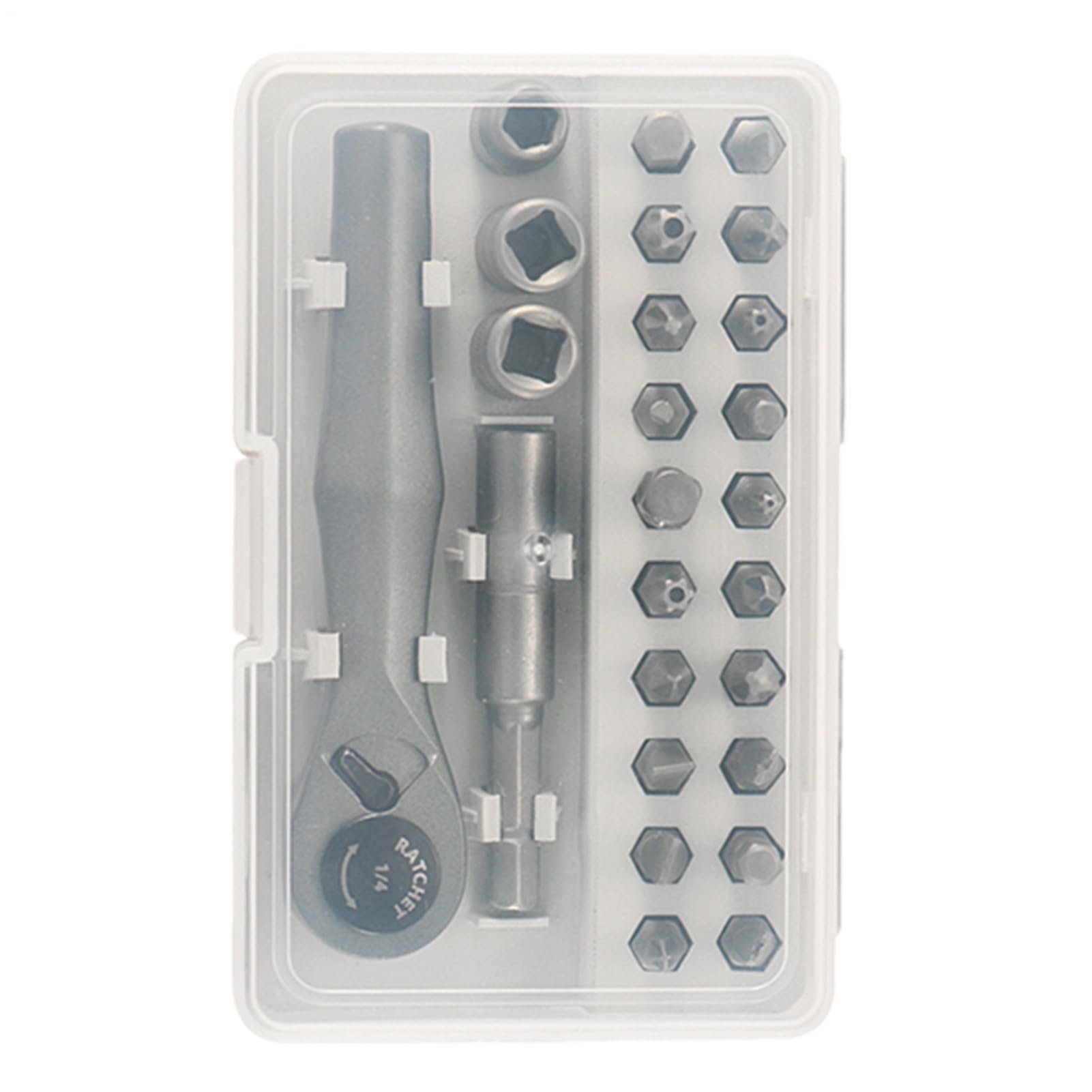 Kit de destornilladores de trinquete 25 en 1 y llaves combinadas para coche
