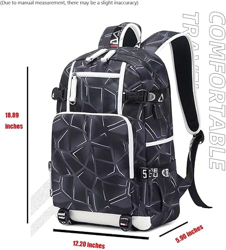 Miniatura 2 de Jugador de fútbol M-essi individualizado láser mecánico portátil multifunción mochila viaje mochila ventiladores bolsa, Azul-4, Mochilas Daypack