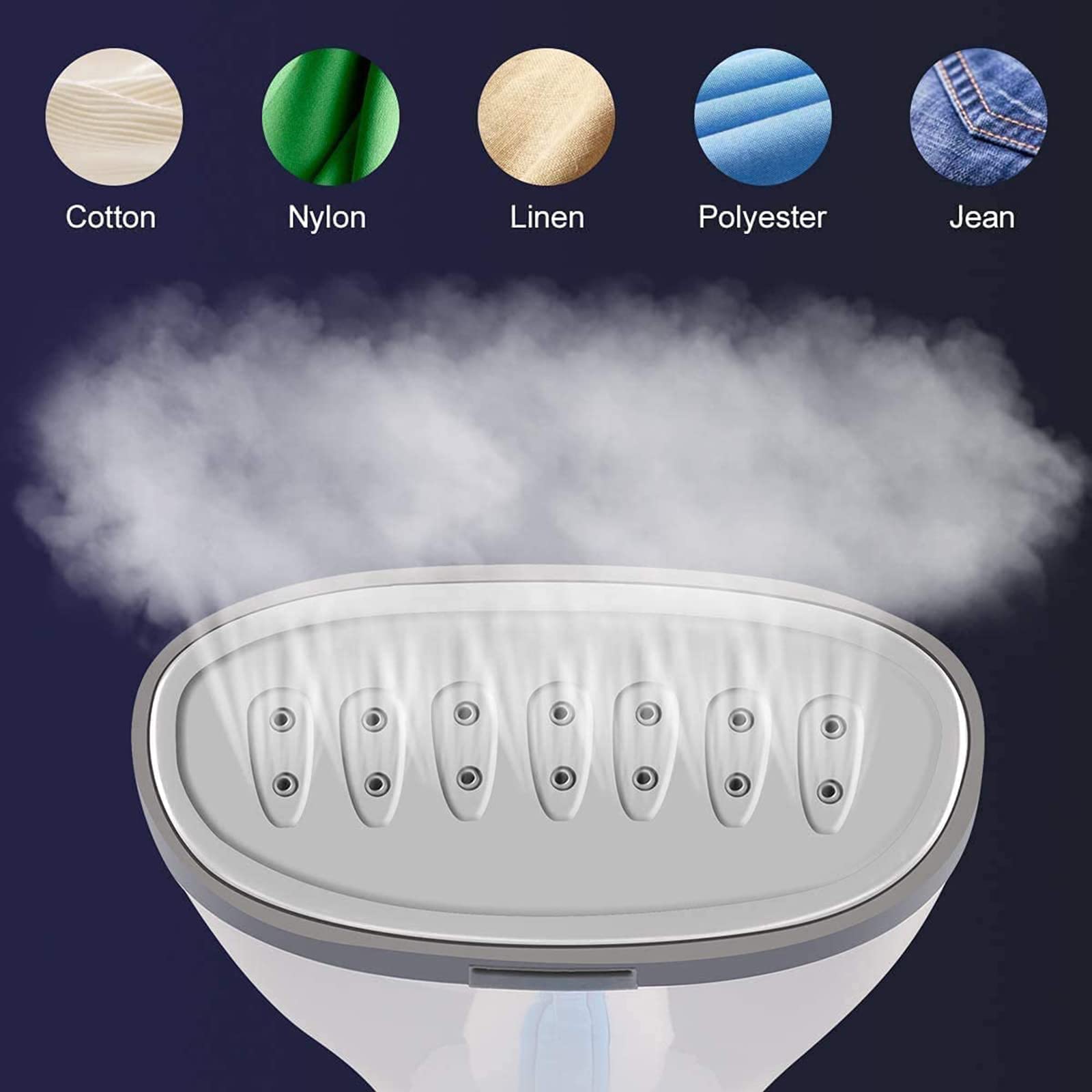 1300W Steamer for Clothes, 15s Heat Up Clothes Steamer with Ironing Glove, 300ml Big Tank Portable Travel Steamer with 3 Steam Modes, Garment Steamer Iron Removes Wrinkle for Home, Office and Travel