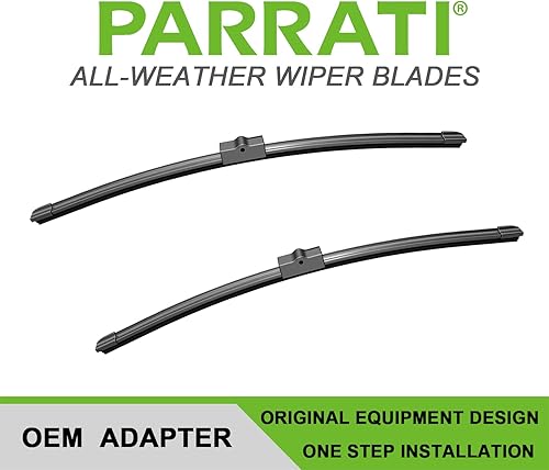Miniatura 3 de PARRATI - Limpiaparabrisas de repuesto de alta calidad y desempeño de 24 y 24 pulgadas, para todas las estaciones, para Mercedes-Benz C E CLS