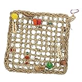 Abaodam Papageienvogelspielzeug Aus Holz Vogelnest Und Hängematte Für Papageien Vogelkäfig-Halterung Schlafplatz Für Haustierkäfige Papageiensitzstange Und Zubehör Für Vogelerziehung