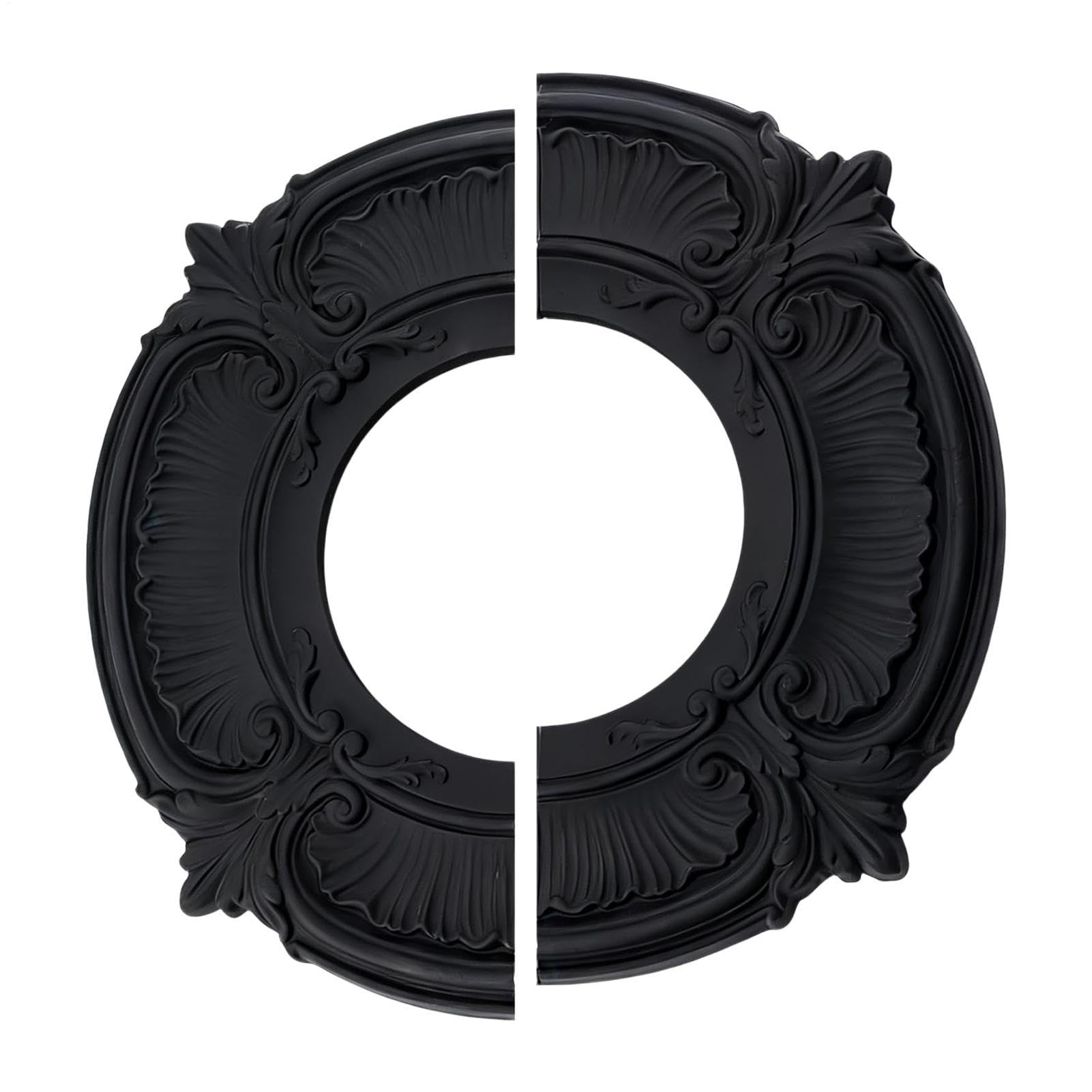 Paneles de techo partidos para iluminación que cubren daños de ventilador negro