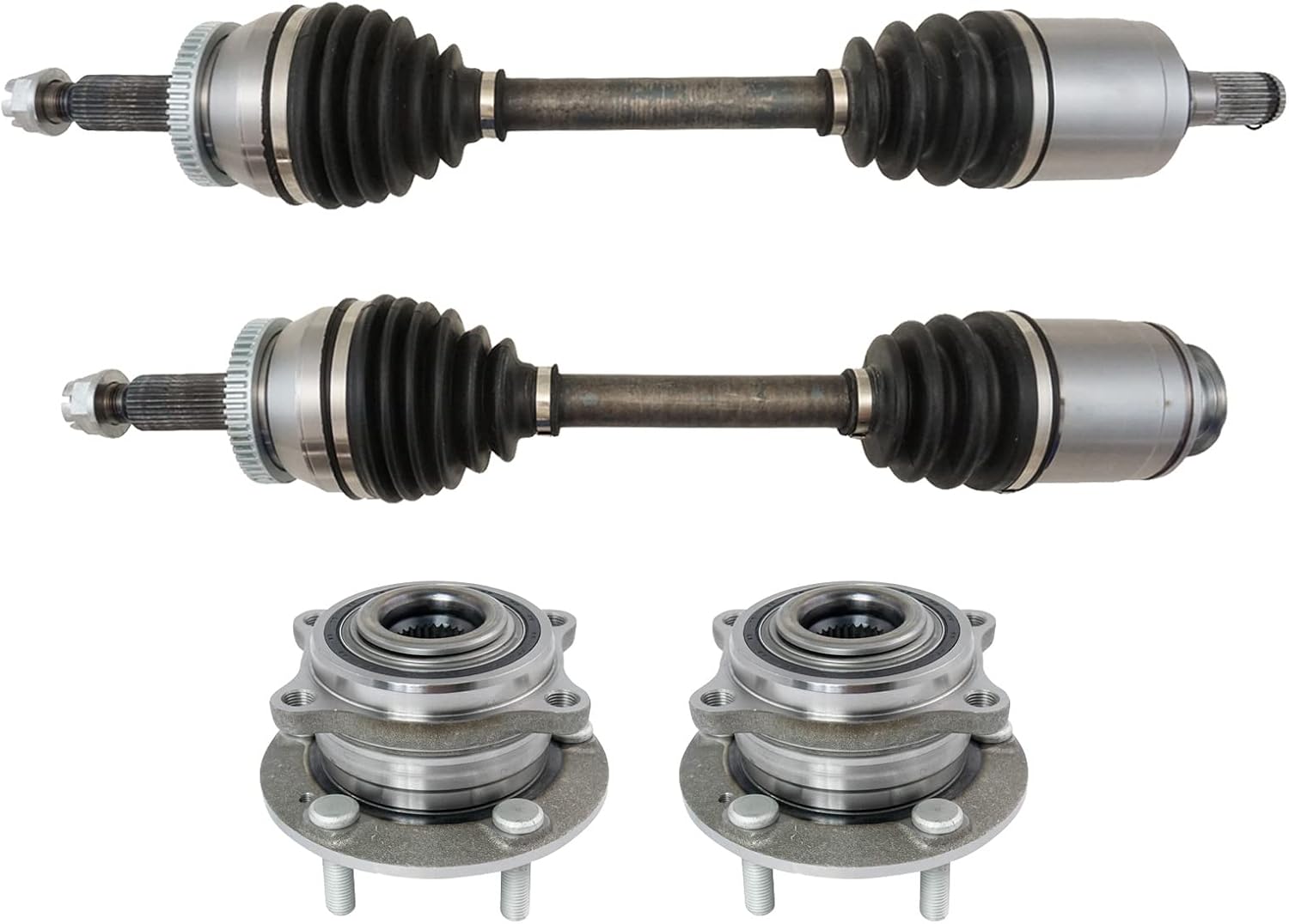 TRQ drivetrain kit CV axle & wheel hub assemblies