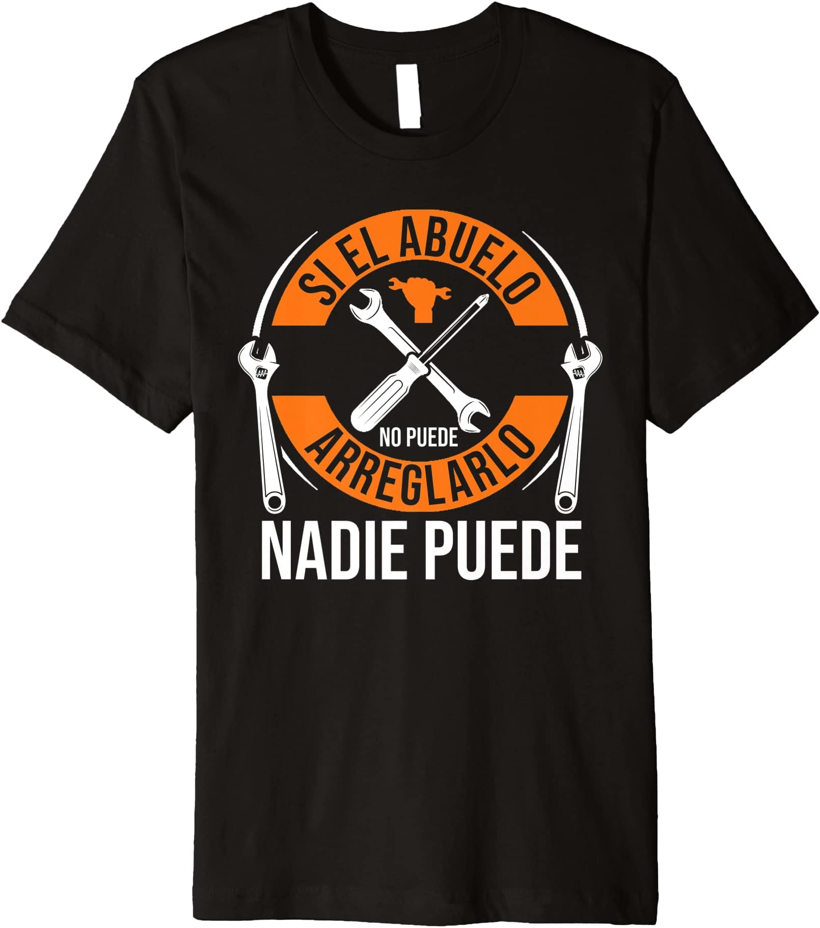 Mens Si el Abuelo No puerde arreglarlo nadie puede Grandpa Mechan Premium T-Shirt