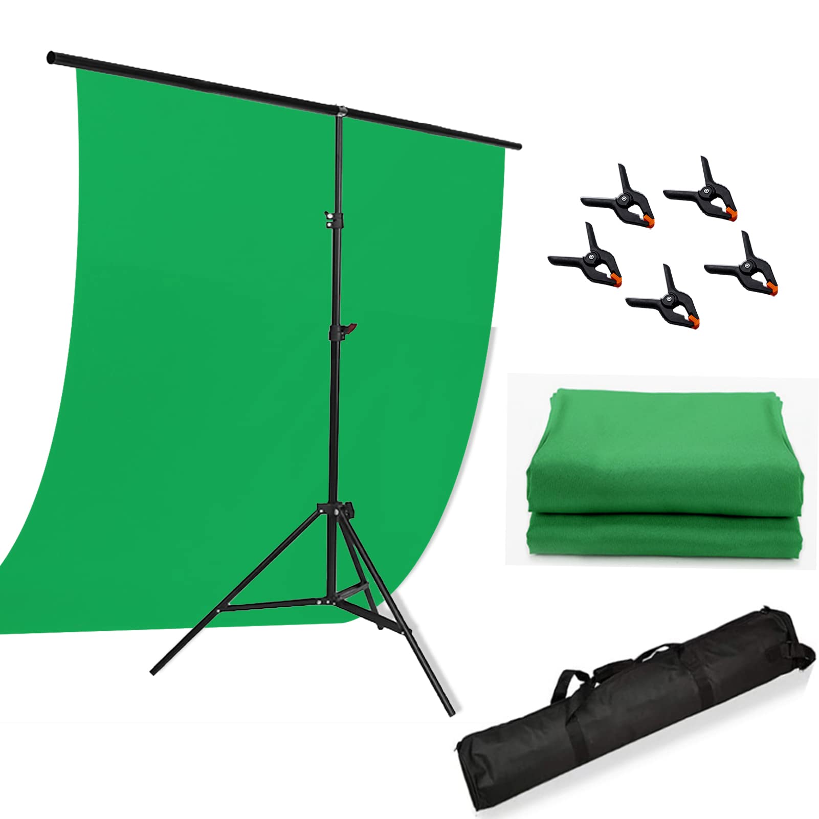 Buy Green Screen Backdrop Kit with Stand, 5 X 6.5 Ft Photography