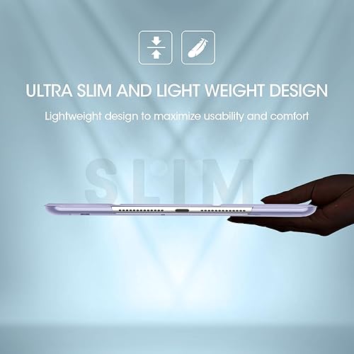Miniatura 7 de ProCase Funda para iPad de 987 generación de 10.2 pulgadas (versión 202120202019), funda 10.2 iPad de 987 generación, funda inteligente delgada con