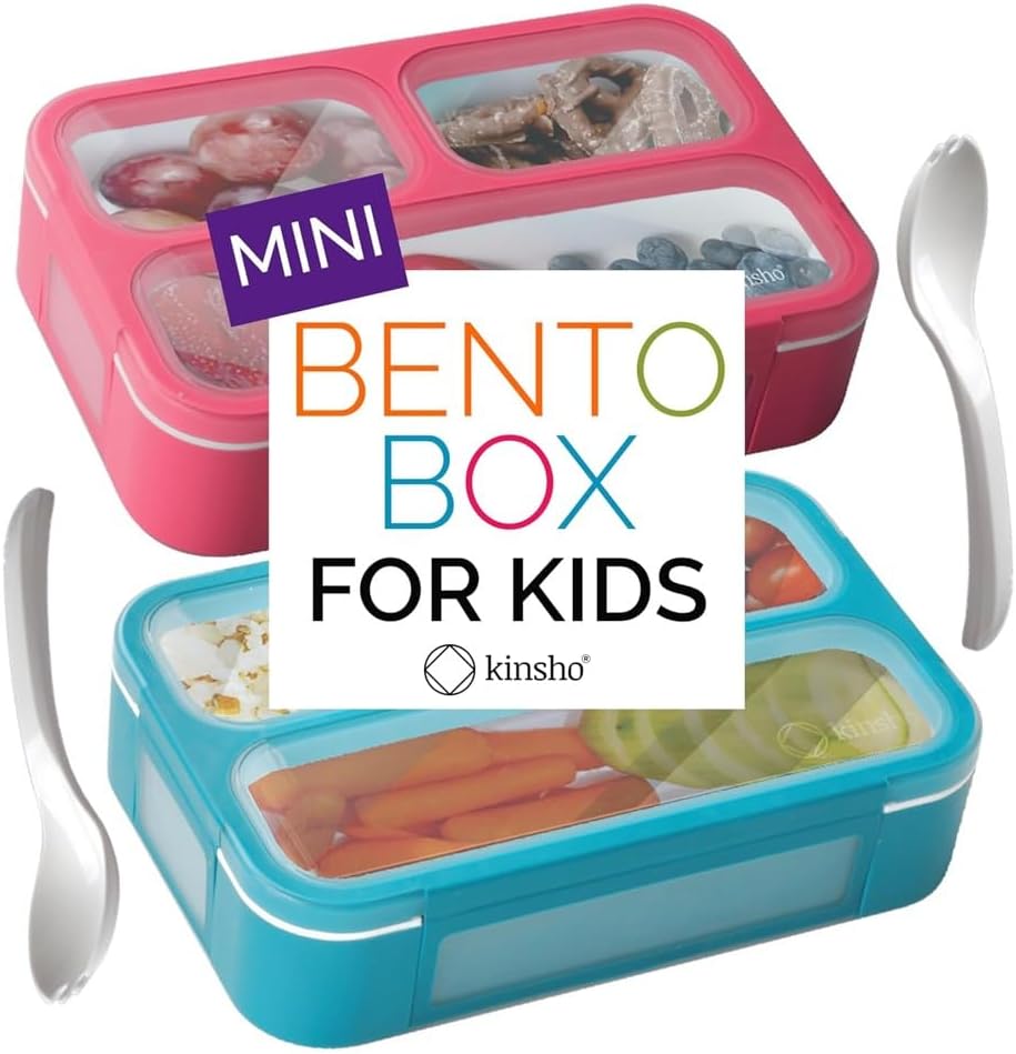 Kinsho Small Snack Box Containers Kids
