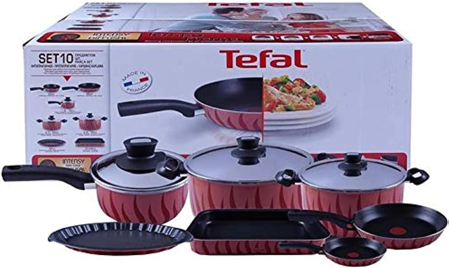 Tefal Prima Cookware Set (10 Pieces)
