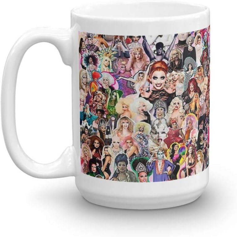 RuPaul Queen Mug 15 Oz White Ceramic